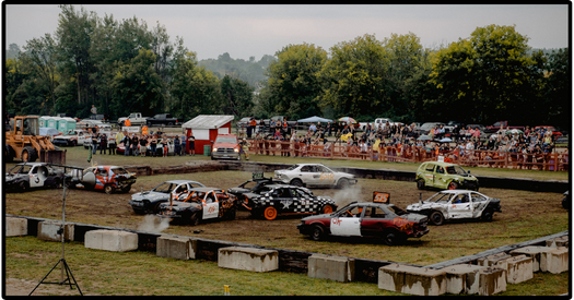A picture of a demo derby