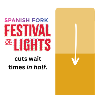 Festival of lights cuts wait times in half