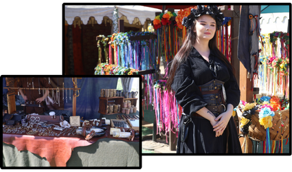 Renaissance Faire booths